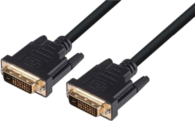 Dynamix DVI-D (M) to DVI-D (M) Dual Link 2m Monitor Cable