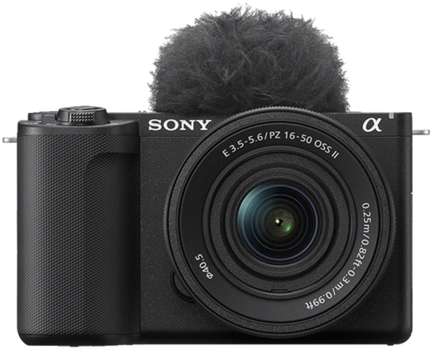 Sony Alpha ZV-E10 II camera with 16-50mm lens, second view