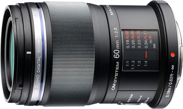 OM SYSTEM 60mm f2.8 Weatherproof Macro Micro Four Thirds Lens Black