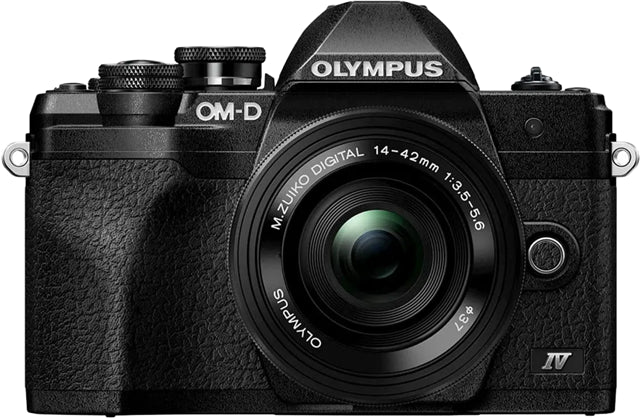 Olympus OM-D E-M10 Mark IV Black w 14-42mm EZ Lens