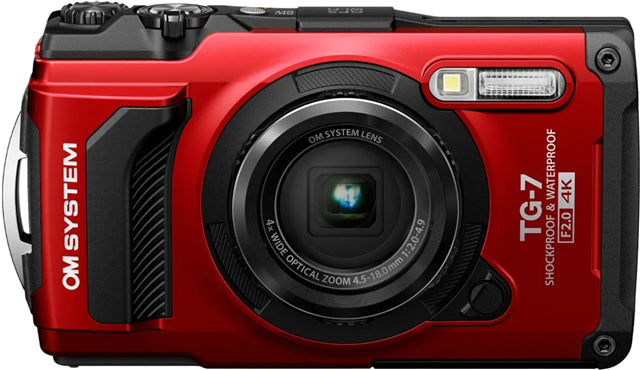 OM System TG-7 Tough Digital Camera Red