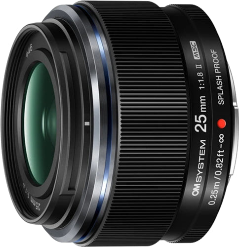 OM SYSTEM M.Zuiko 25mm F1.8 II Lens - Black