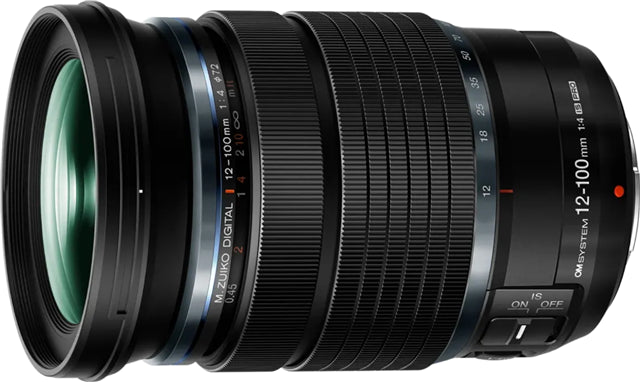 OM SYSTEM 12-100mm f4.0 IS PRO Micro Four Thirds Lens Black