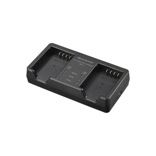 OM SYSTEM BCX-1 DUAL BATTERY CHARGER
