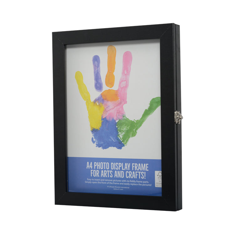 A4 Black Hinge Frame