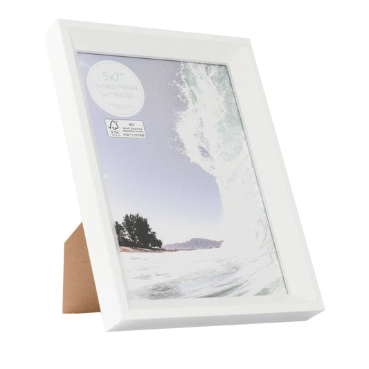 Adventure white picture frame