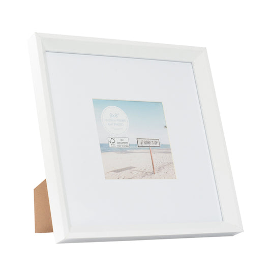 Adventure white picture frame with opening