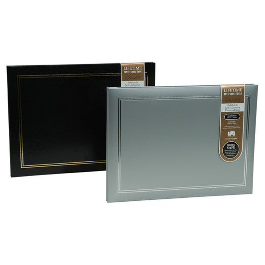 NCL Self Adhesive Jumbo Plain - 2 Assorted Colours