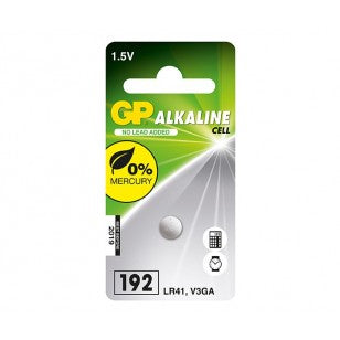 GP - LR41 / V3GA / 192F 1pk Battery