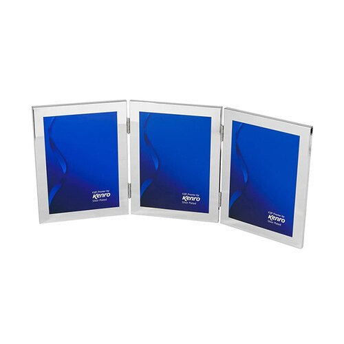 Kenro Symphony Elegant Silver Frame Triple Photo Frame