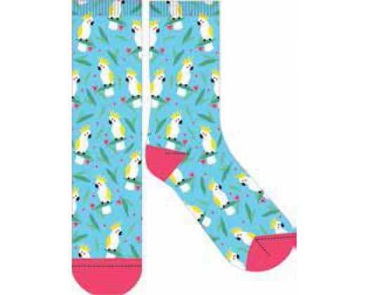 Cockatoo Blue Novelty Socks
