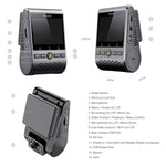 Viofo Dashcam 1080 P A129 Duo Dual Channel F/R Wifi + Gps