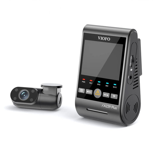 Viofo Dashcam A229 Plus 2 K Front + Ir 5 Ghz Wifi + Gps