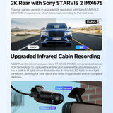 Viofo Dashcam A229 Plus 2 K Front + Ir 5 Ghz Wifi + Gps