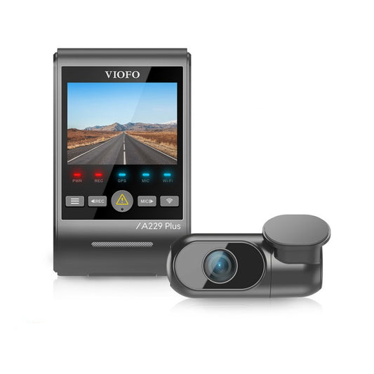 Viofo Dashcam A229 Plus 2 K Front + 2 K Rear 5 Ghz Wifi + Gps
