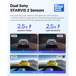 Viofo Dashcam A229 Duo G 2 K 1440 P + 2 K 5 Ghz Wifi + Gps