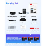 Viofo Dashcam A229 Duo G 2 K 1440 P + 2 K 5 Ghz Wifi + Gps