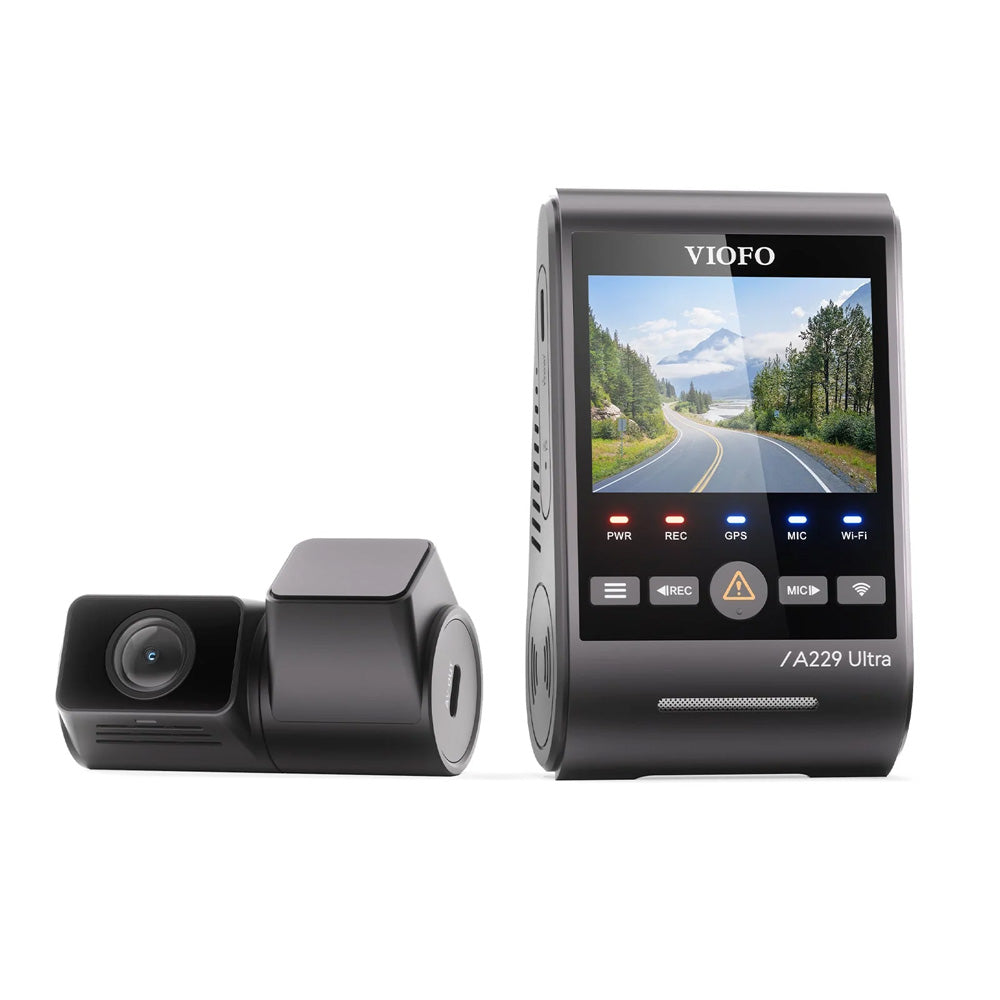 Viofo Dashcam A229 Ultra 4 K Front + 4 K Rear 5 Ghz Wifi + Gps