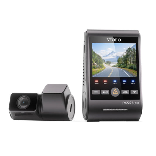 Viofo Dashcam A229 Ultra 4 K Front + 4 K Rear 5 Ghz Wifi + Gps