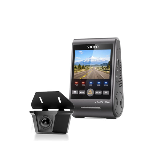 Viofo Dashcam A229 Ultra 4 K Front + 4 K Waterproof Rear 5 Ghz Wifi + Gps
