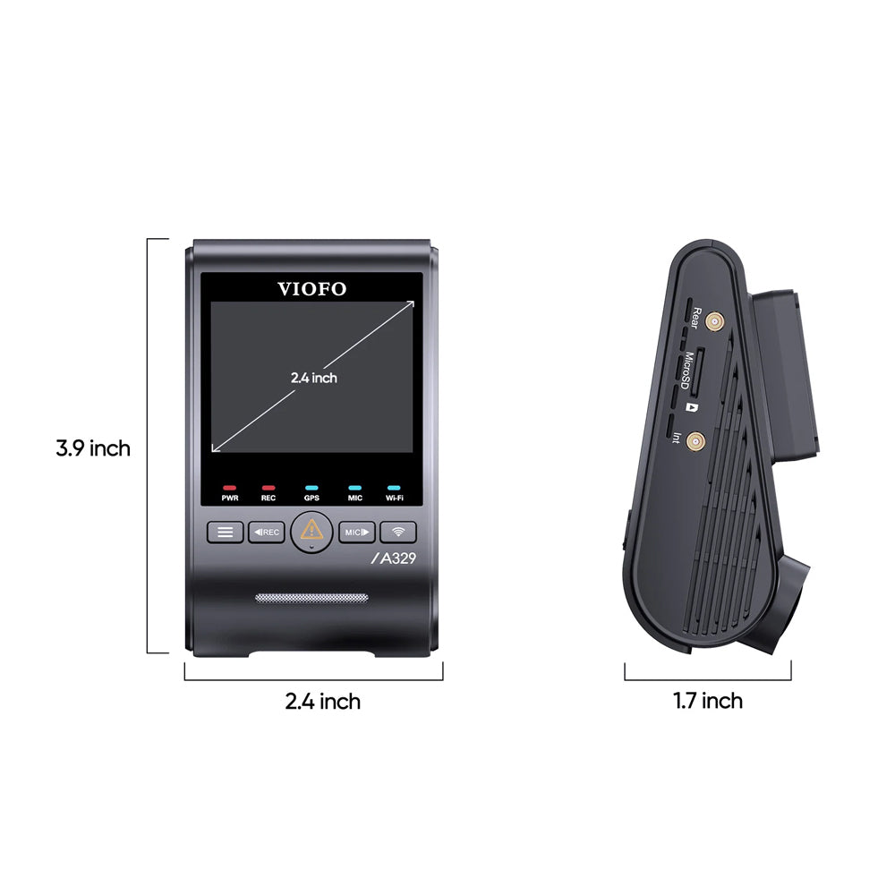 Viofo Dashcam A329 4 K Single Channel Wifi 6 Gps