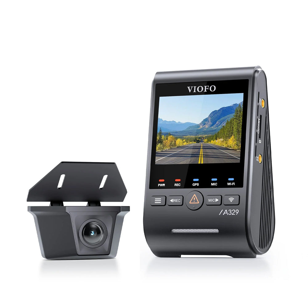 Viofo Dashcam A329 4 K Front + 2 K Waterproof Rear Wifi 6 Gps