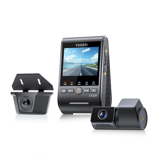 Viofo Dashcam A329 4 K Front + 2 K Telephoto + 2 K Waterproof Rear Wifi 6 Gps