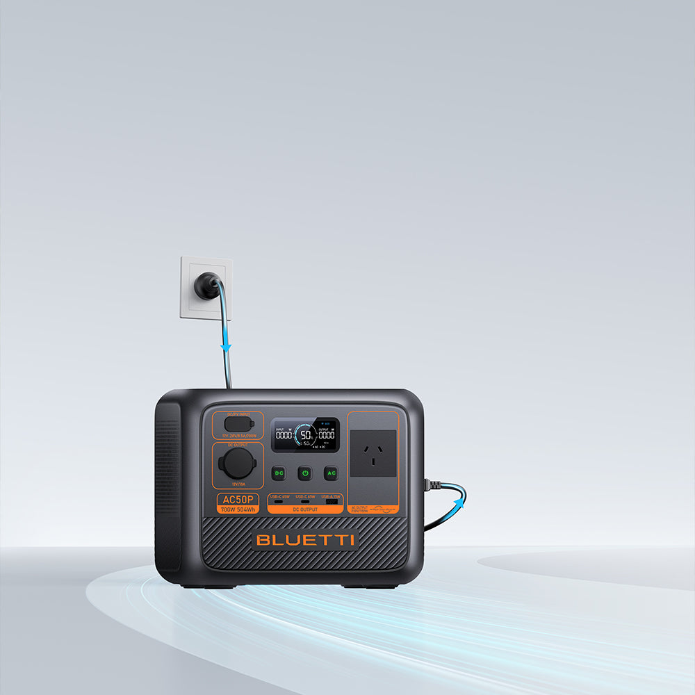 Bluetti Ac50 P Portable Power Station | 700 W 504 Wh