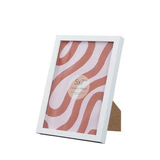 Alfie 5x7 White Picture Frame