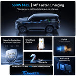 Bluetti Charger1 Super Fast Car Charger / Alternator Charger 560 W With 5 M Rbd Cable
