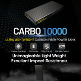 Nitecore 10,000 Mah Power Bank Ultra Lightweight Carbon Fiber Energy Brick