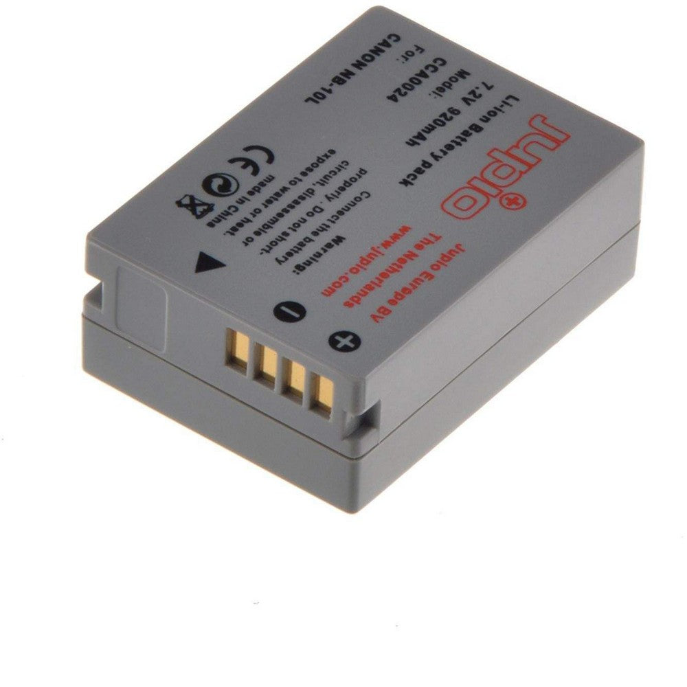 Jupio Camera Battery Canon Nb 10 L 7.2 V 920 Mah