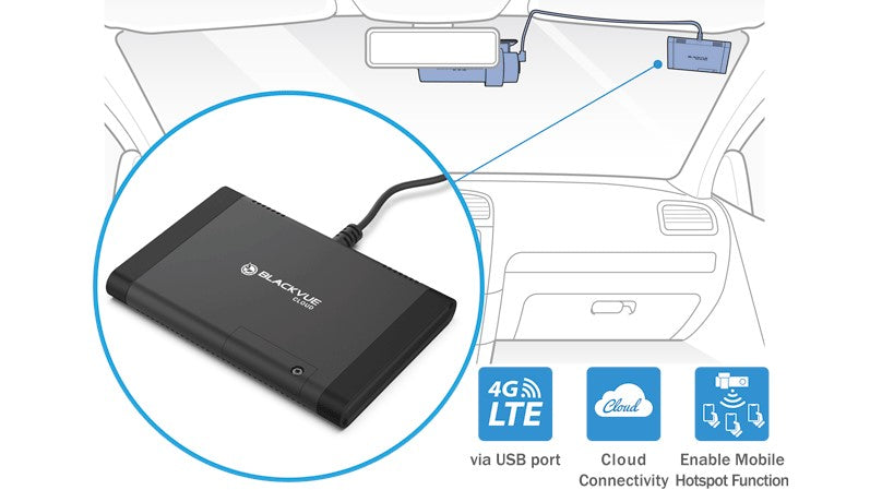 Blackvue 4 G Lte Connectivity Module For Blackvue Dashcam Dr970 X/Dr770 X/Dr770 X Box (Not For Dr590 X)