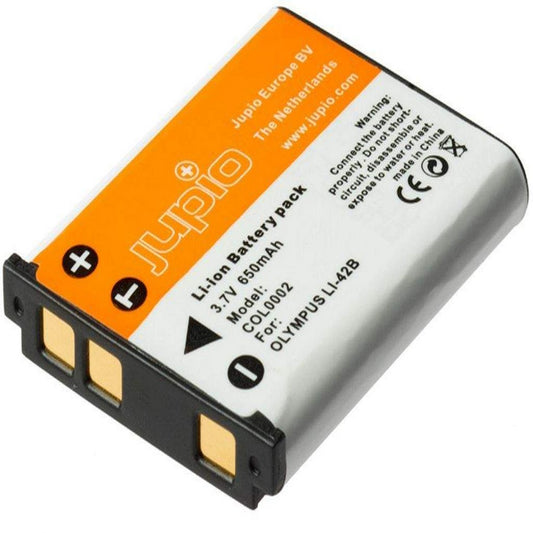 Jupio Camera Battery Olympus Li 40 B/Li 42 B 3.7 V 650 Mah