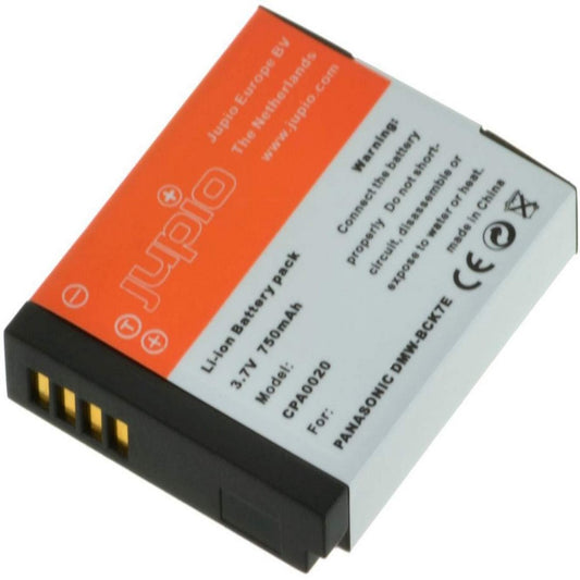 Jupio Camera Battery Panasonic Dmw Bck7 E 3.7 V 750 Mah
