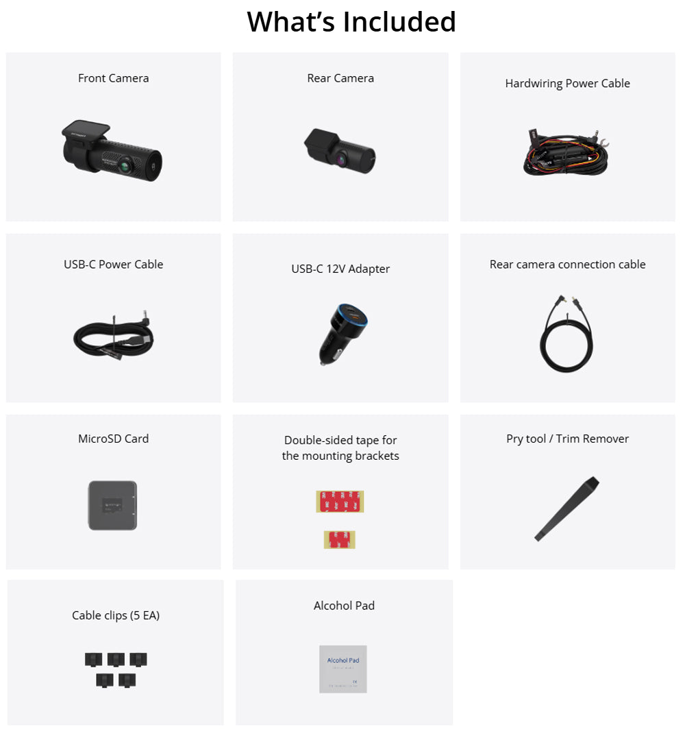 Blackvue Dr770 X 2 Ch Ii Front & Rear Facing Full Hd (1080) Dashcam 64 Gb