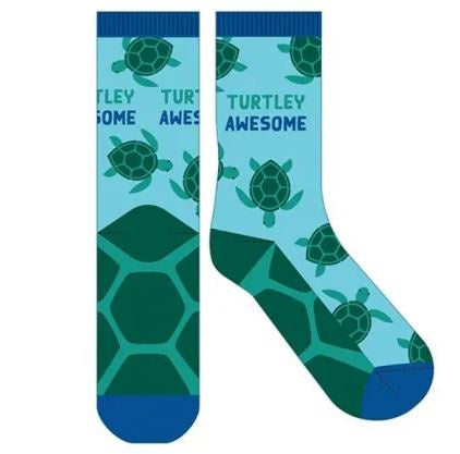 Turtley Awesome Novelty Socks
