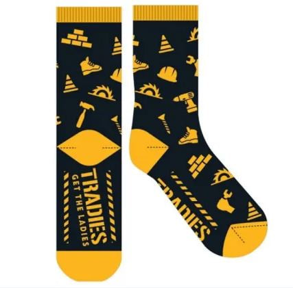 Tradies Get the Ladies Novelty Socks