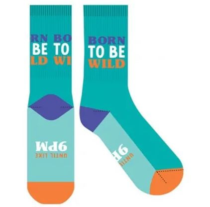Born to Be Wild Novelty Socks