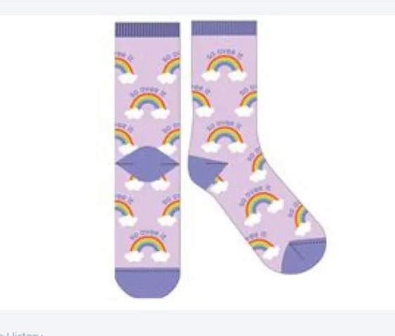 So Over It Novelty Socks