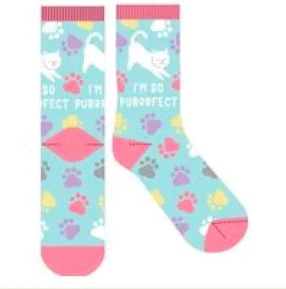 Purrrfect Novelty Socks
