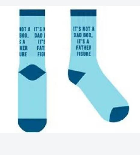 Dad Bod Father Figure Novelty Socks