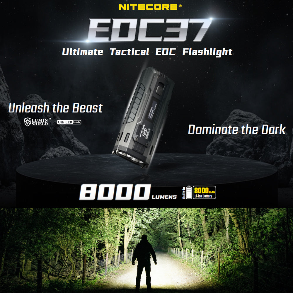Nitecore Edc37 8000 Lumen Edc Torch