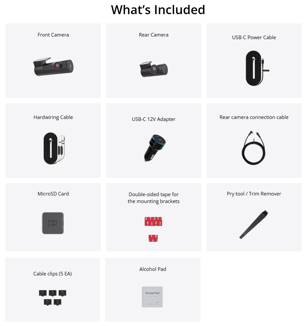 Blackvue Elite 9 2 Ch 4 K Front & 2 K Rear Dashcam 64 Gb