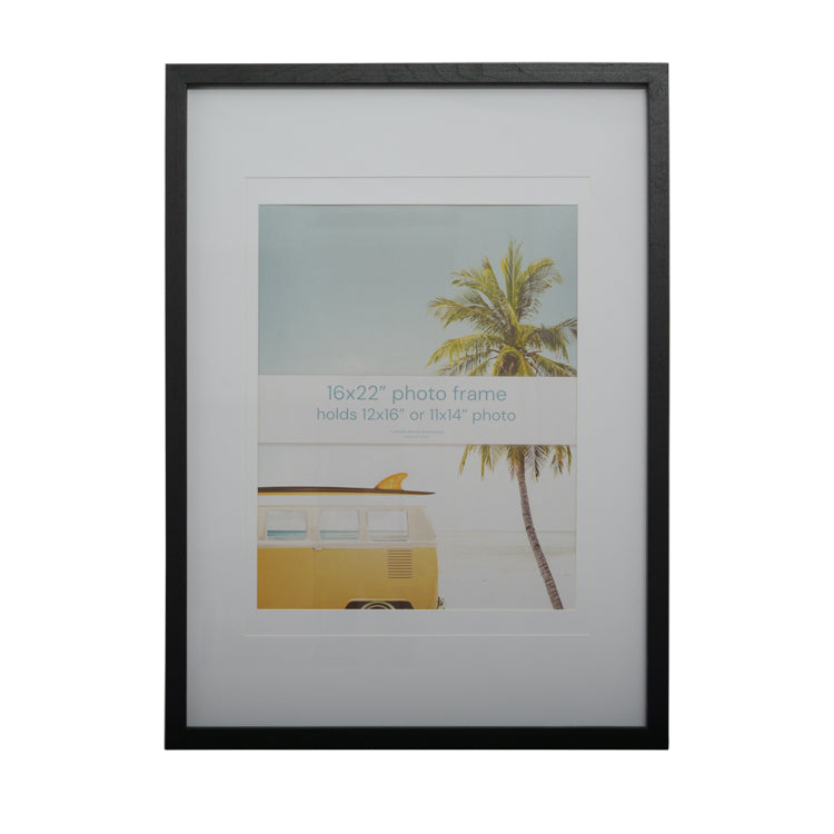 Escape 16x22" Black Picture Frame with 11x14" or 12x16" Opening