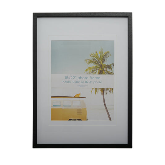 Escape 16x22" Black Picture Frame with 11x14" or 12x16" Opening