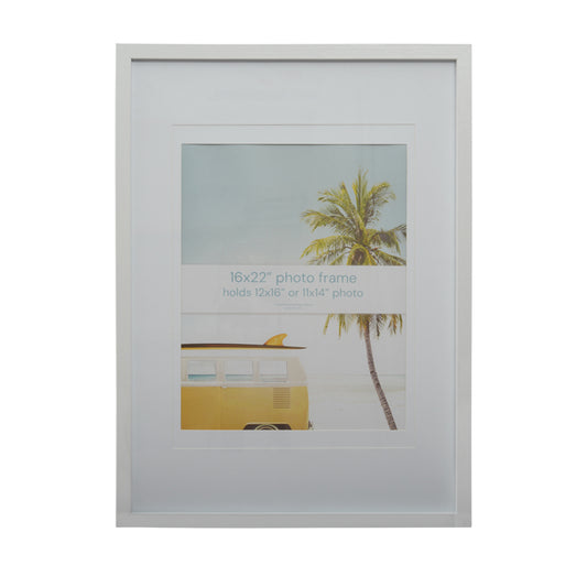 Escape 16x22" White Picture Frame with 11x14" or 12x16" Opening