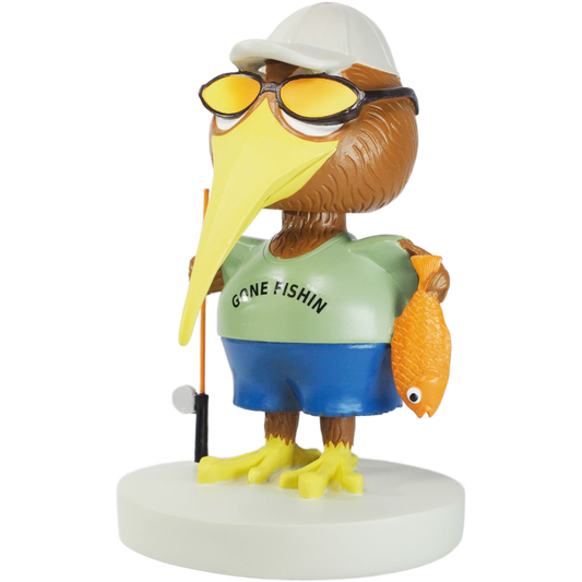 Cheeky Kiwi Fisherman Bobblehead