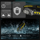 Nitecore Ha11 240 Lumen Ultra Lightweight Dual Beam Aa Headlamp Torch