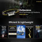 Nitecore 400 Lumen Usb Rechargeable Led Headlamp